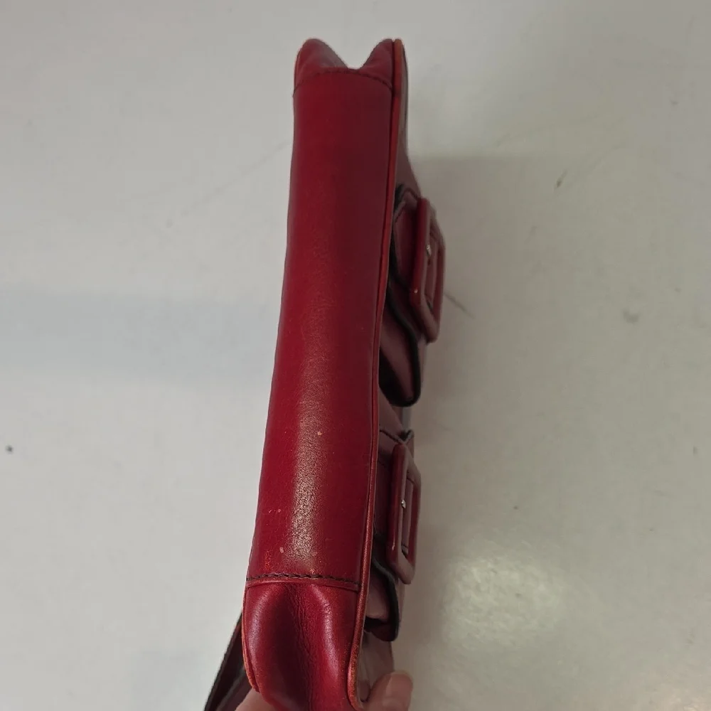 Kenneth Cole New York Red Shoulder Bag - Picture 5 of 11